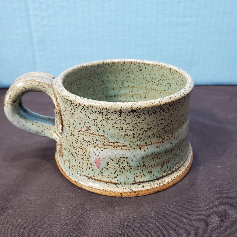 The Fragrant Mushroom Mug is Handmade by Thor‎ Sparta TN Stoneware Cup